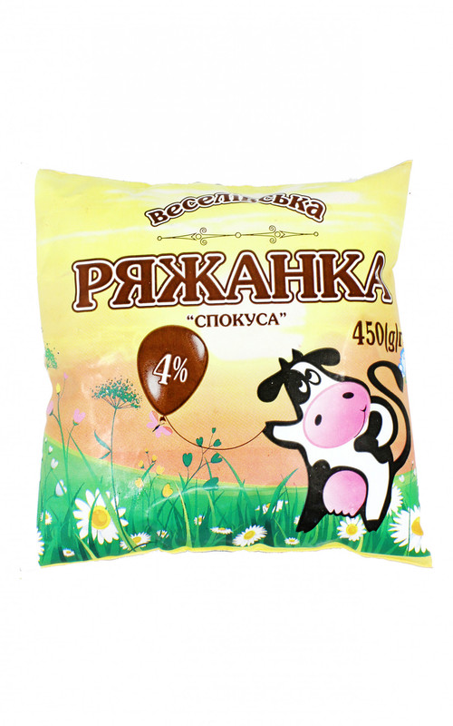 Ряжанка ВЕСЕЛІВСЬКИЙ МЗ 4%, 450 г